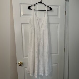Old Navy White Midi Dress